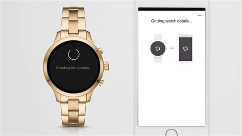 unable to access settings on a michael kors smartwatch